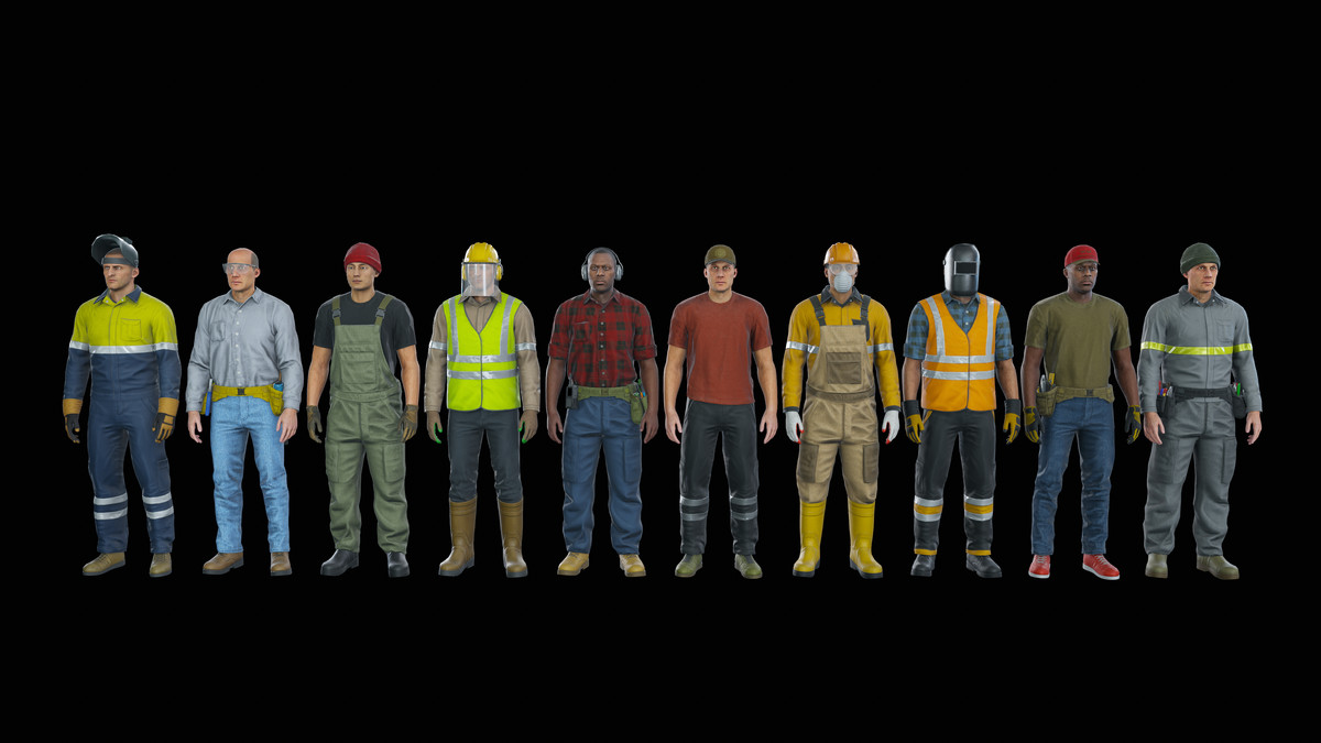 Workers Modular Character