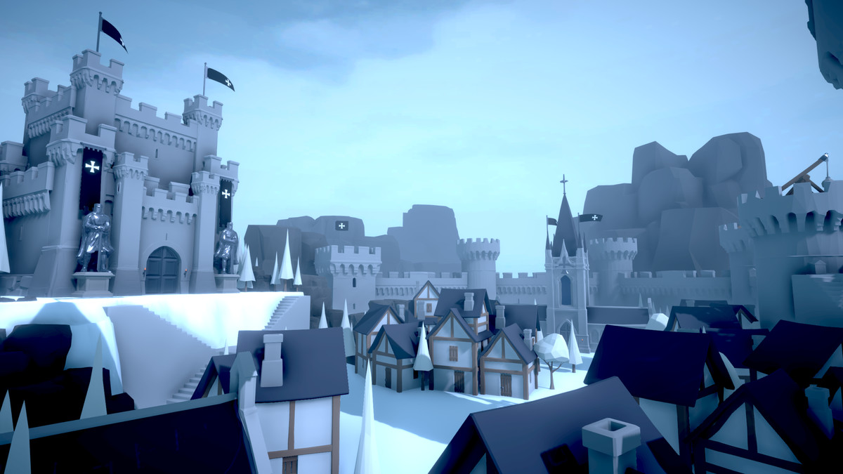 Templar Castle - Low Poly