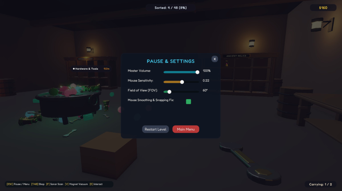 Tidy Up! - Sorting & Shelving Simulator Toolkit