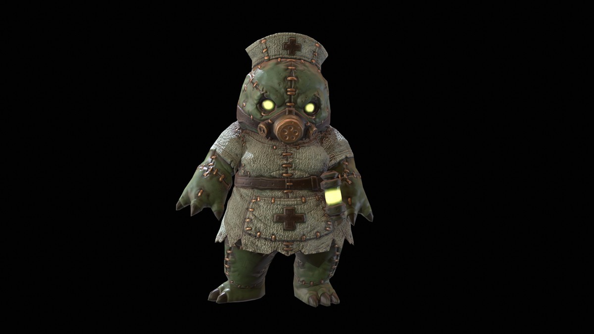 Chibi Necro Zombie Nurse