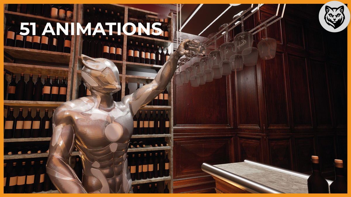 Bartender Animation Pack