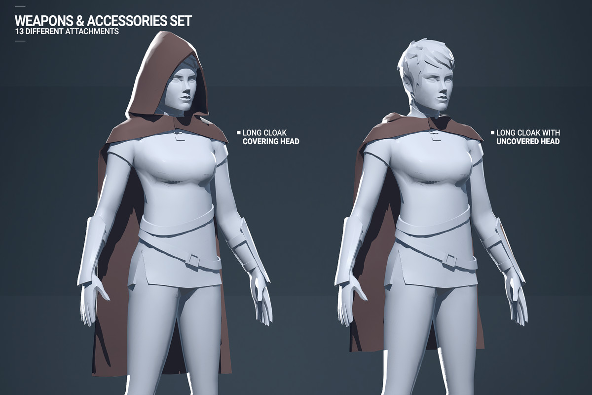 Polyquest Heroes: Warrior I Huntress