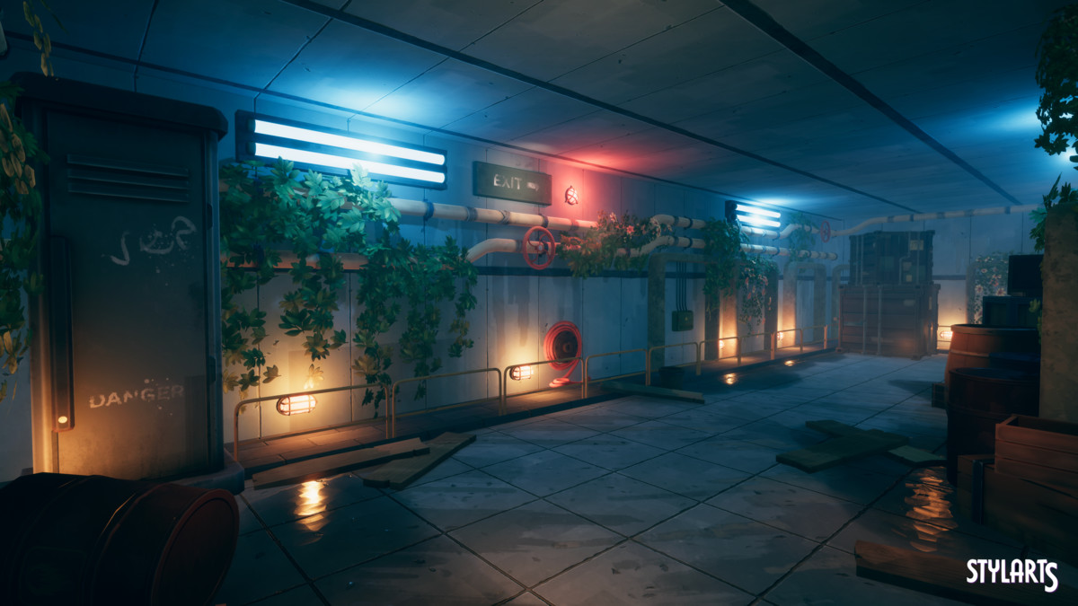 Stylized Asian Temple
