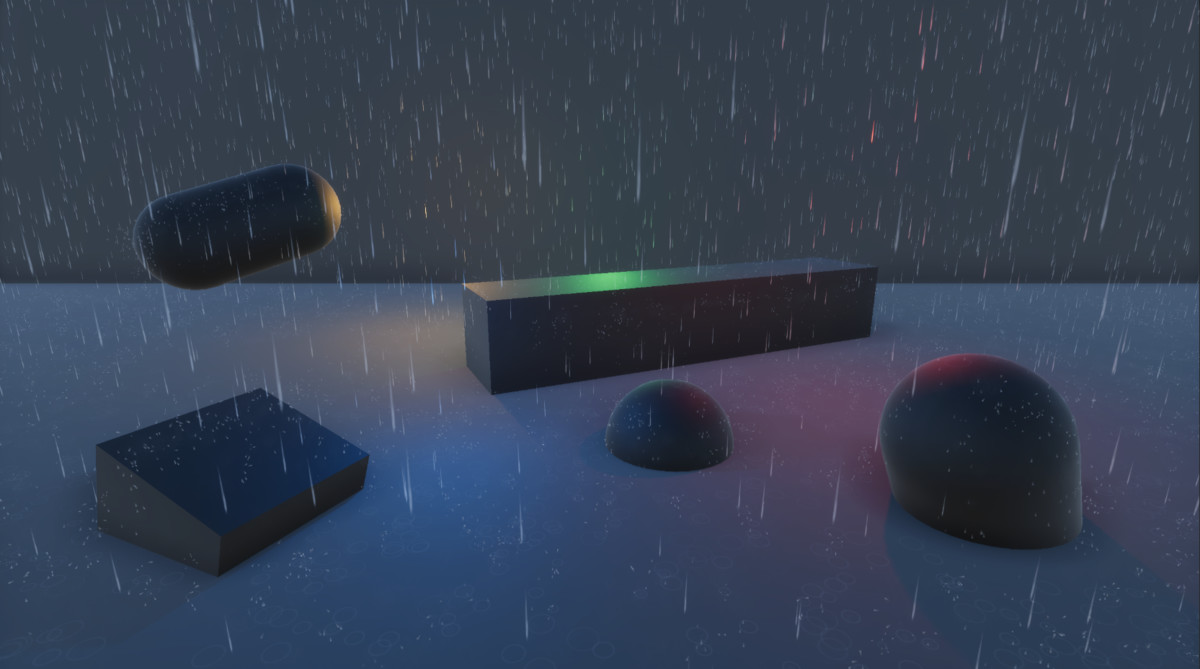 Rain VFX Graph System (URP & HDRP)