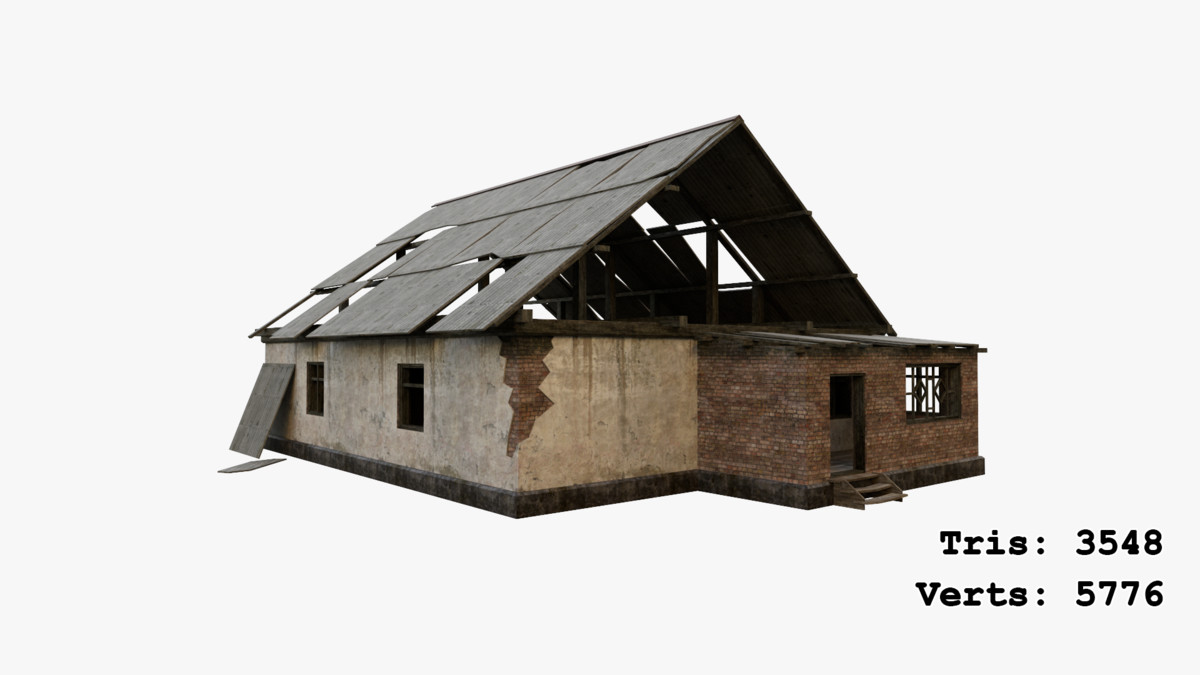 Abandoned Apocalyptic Buildings Mega Pack