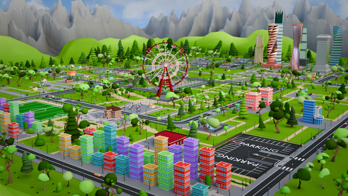 Low Poly City Pack - Mini World Studio