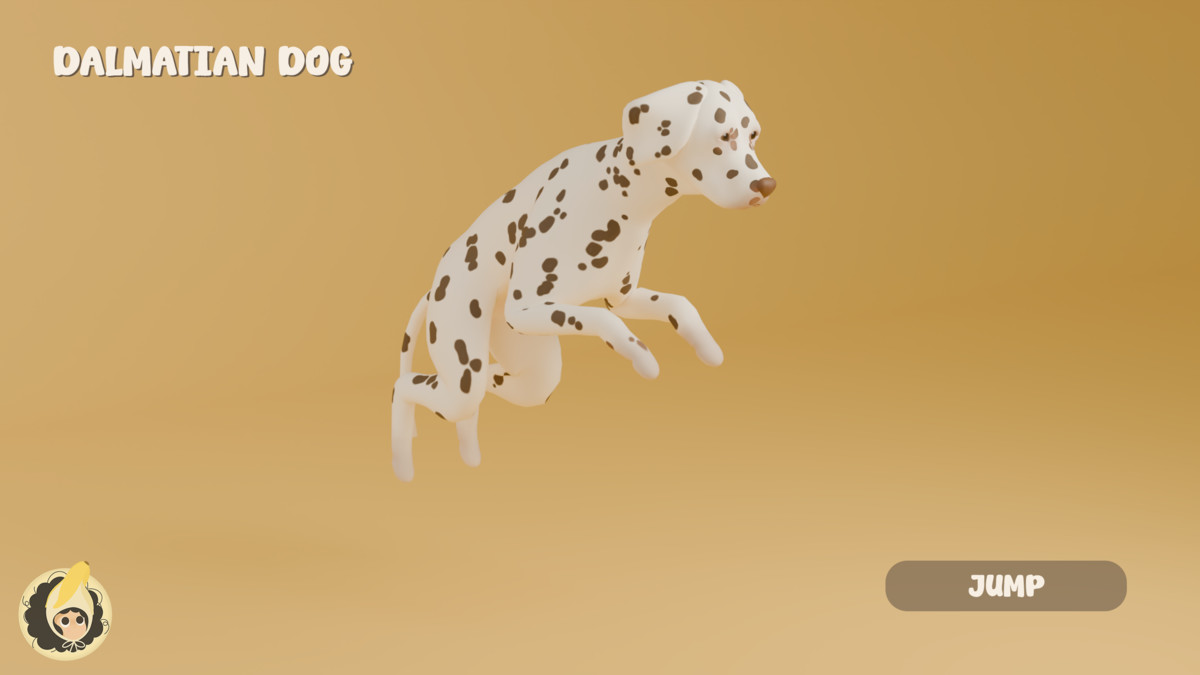 Animated Dalmatian Dog