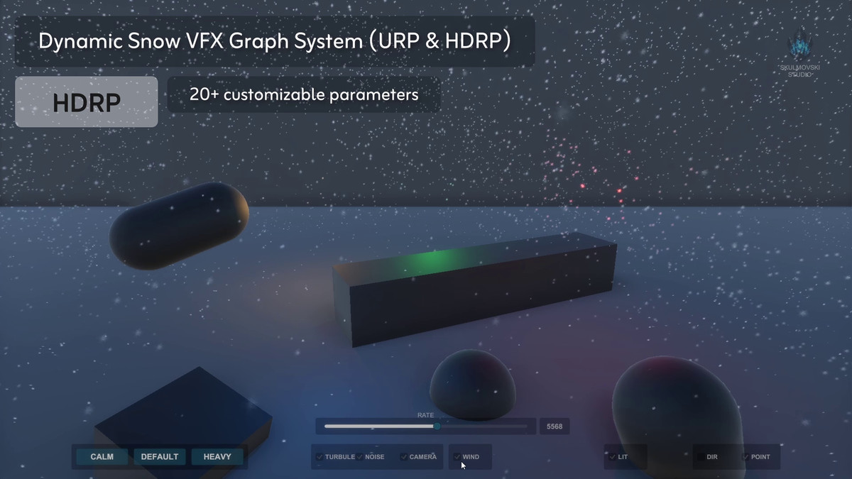 Snow VFX Graph System (URP & HDRP)