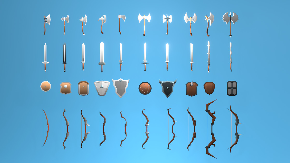 Low Poly Cubic Character - By Shokubutsu