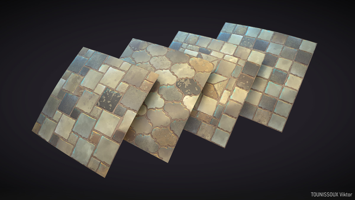 56 Stylized GypsumFloor Texture Pack
