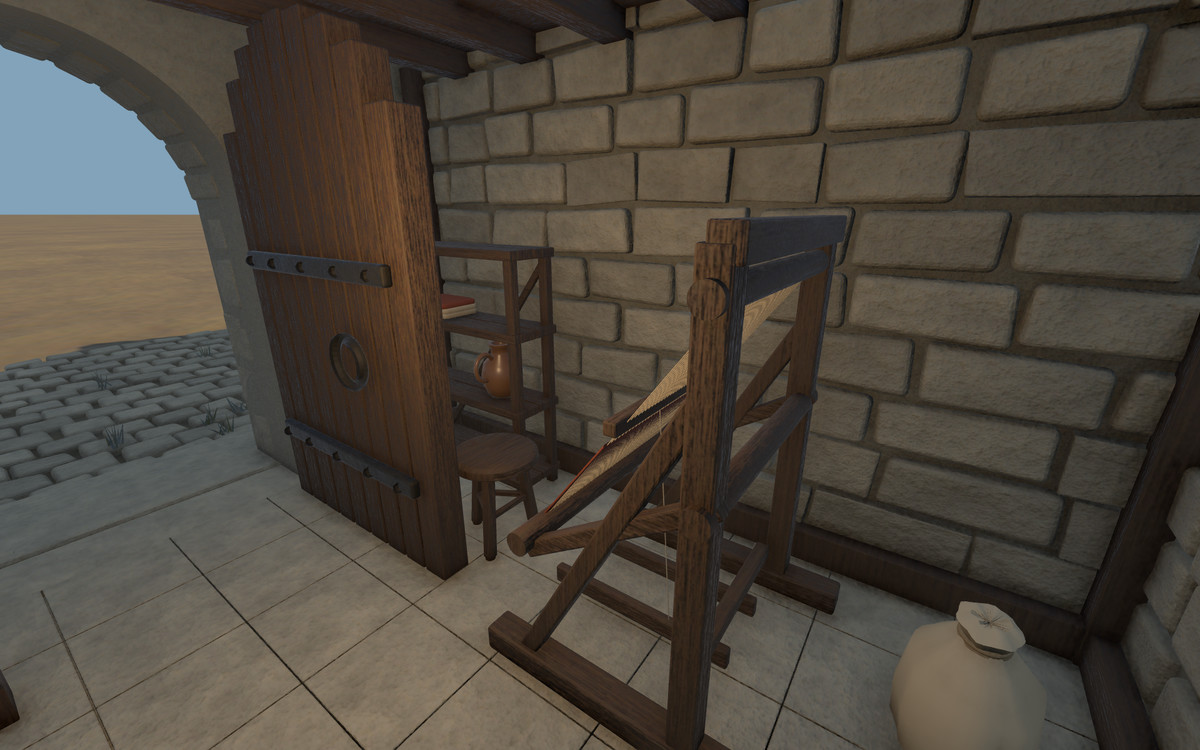 Medieval Houses - Furnished Modular Courtyard
