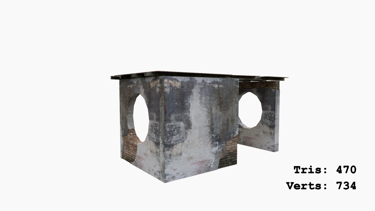 Abandoned Apocalyptic Buildings Mega Pack