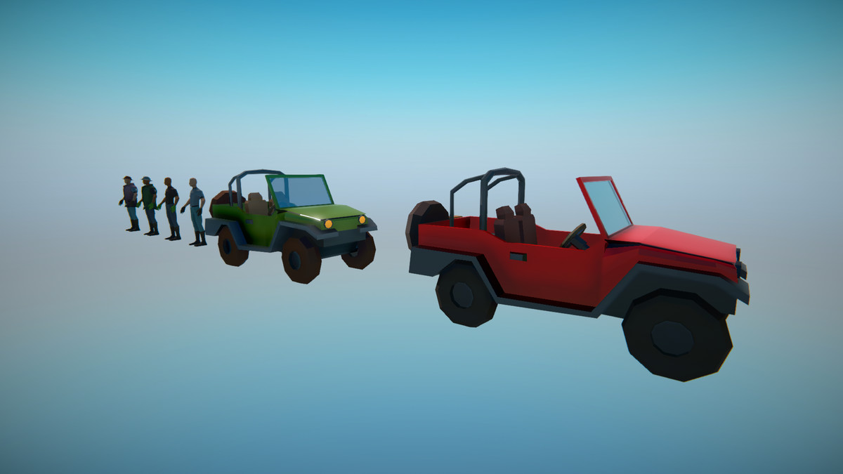 Polygonal Hunters Hideout Spot Asset Package