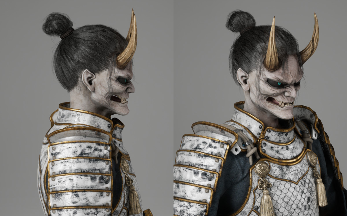 Oni Samurai Character