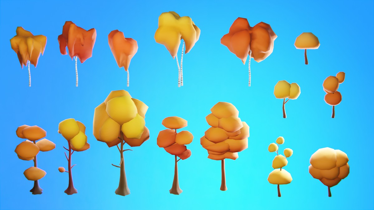 Low Poly Seasonal Forest Biome by IGS