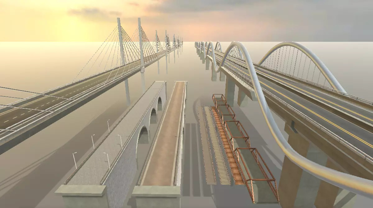 Bundle: Bridges, Tunnels and Houses
