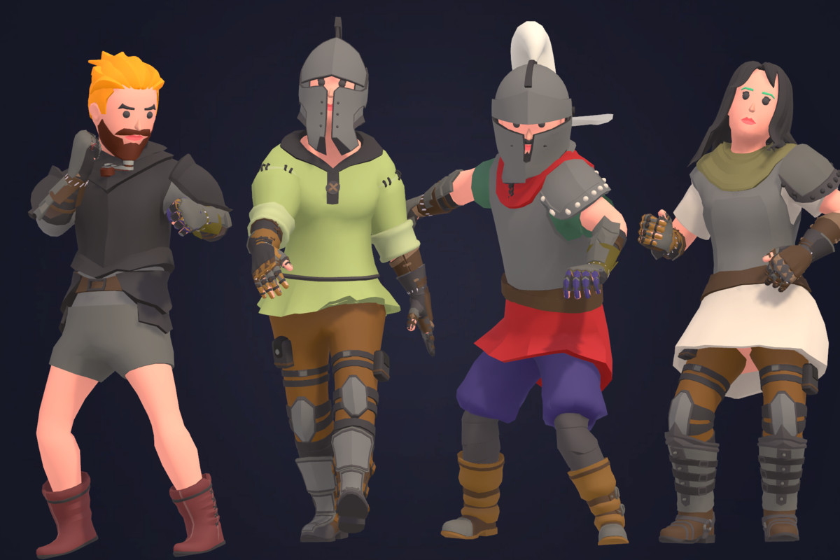 Customizable 3D Fantasy Characters Bundle
