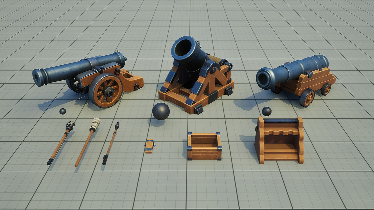 Stylized Cannons Pack