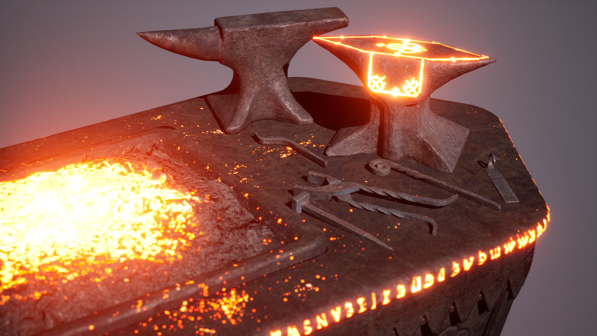 Fantasy Workbenches/Crafting Stations/Workshops (Potions/Blacksmith,Alchemy)