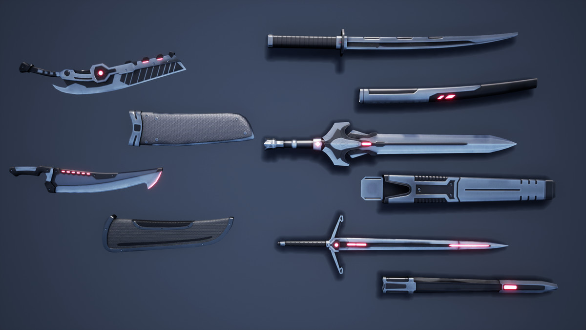 SciFi Melee Weapons Pack