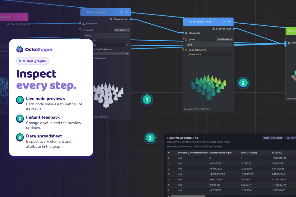 OctoShaper - Node-Based Procedural Generation