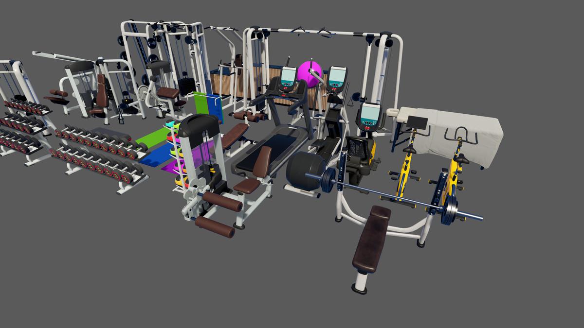 Gym Equipment Pack