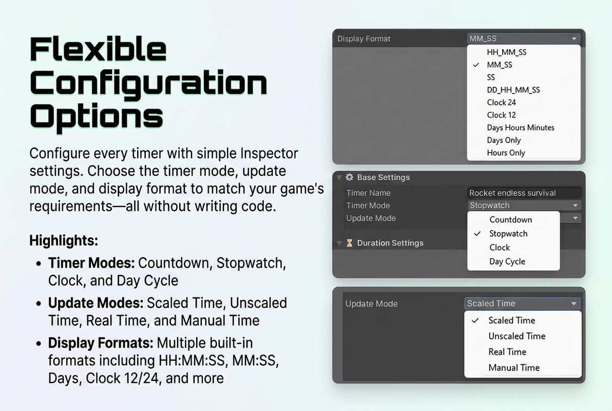 Ultimate Time Management System: Timers, Save & Offline Progress