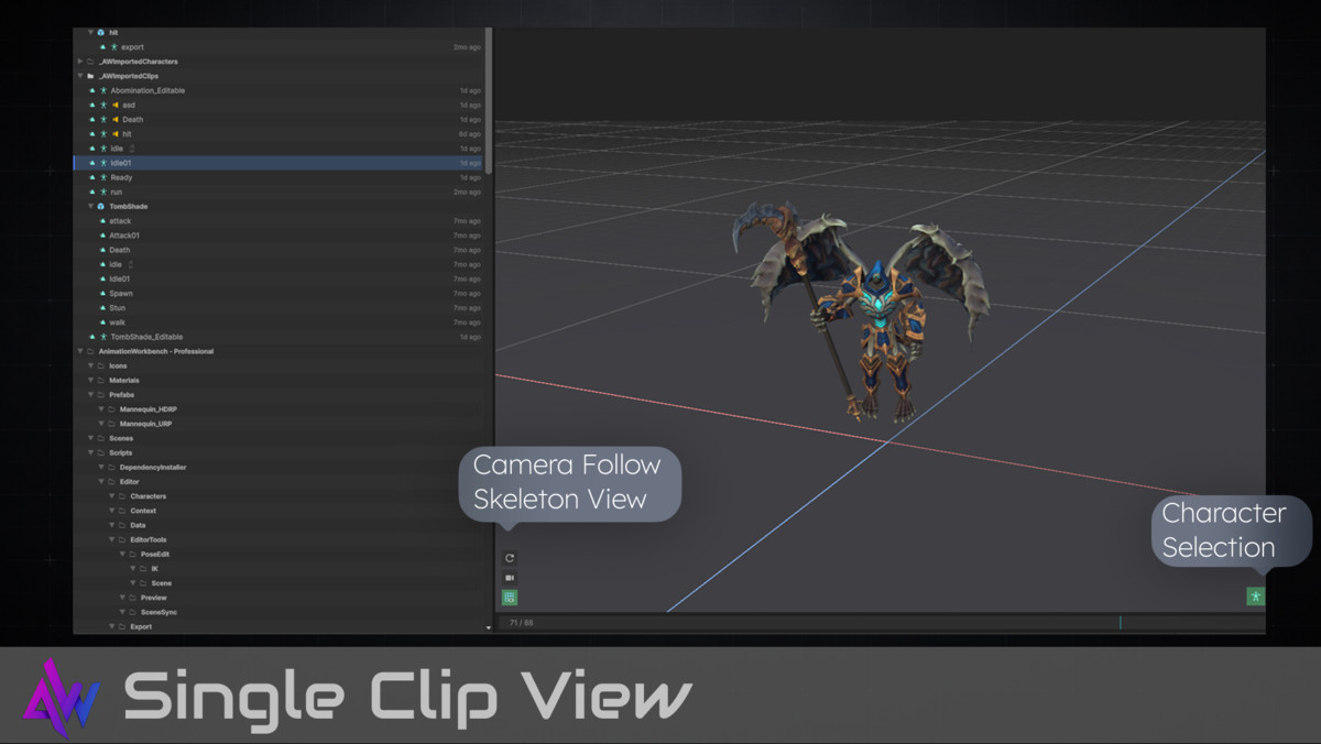 Animation Works – Edit, Organize & Preview Animations