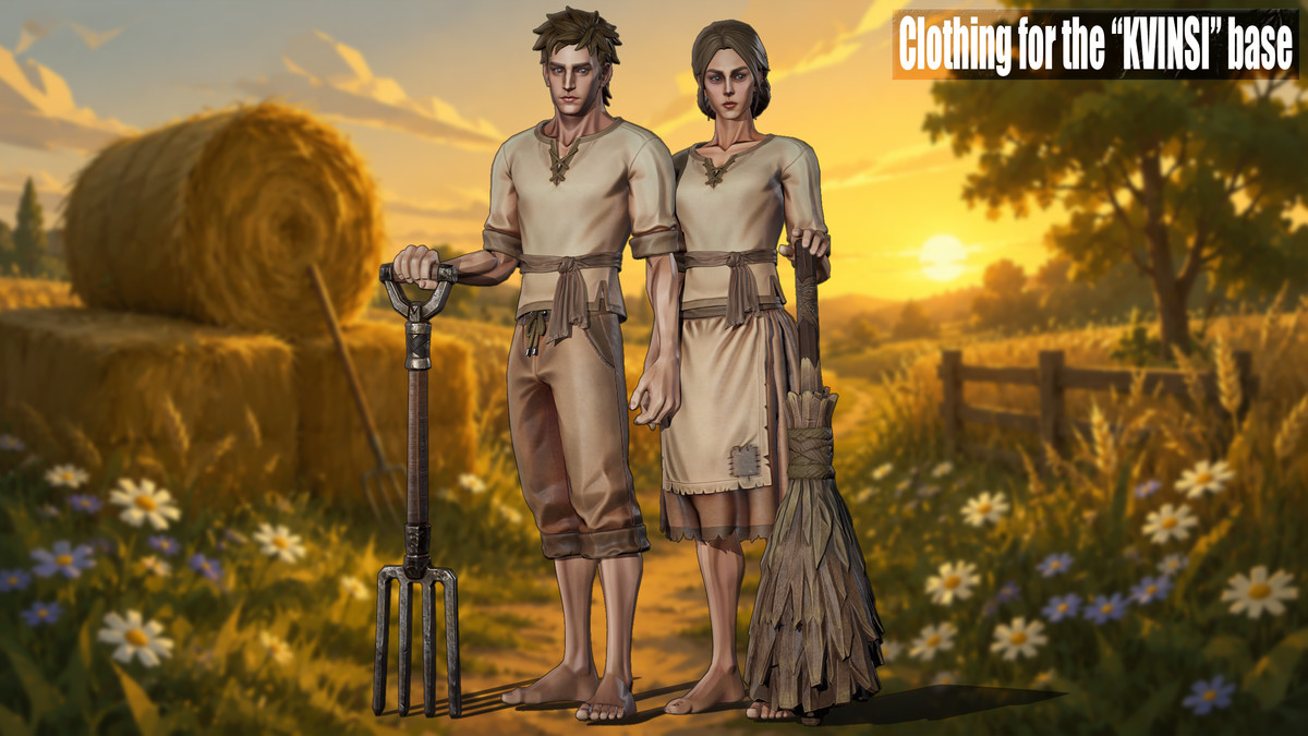 Stylized Medieval Villagers