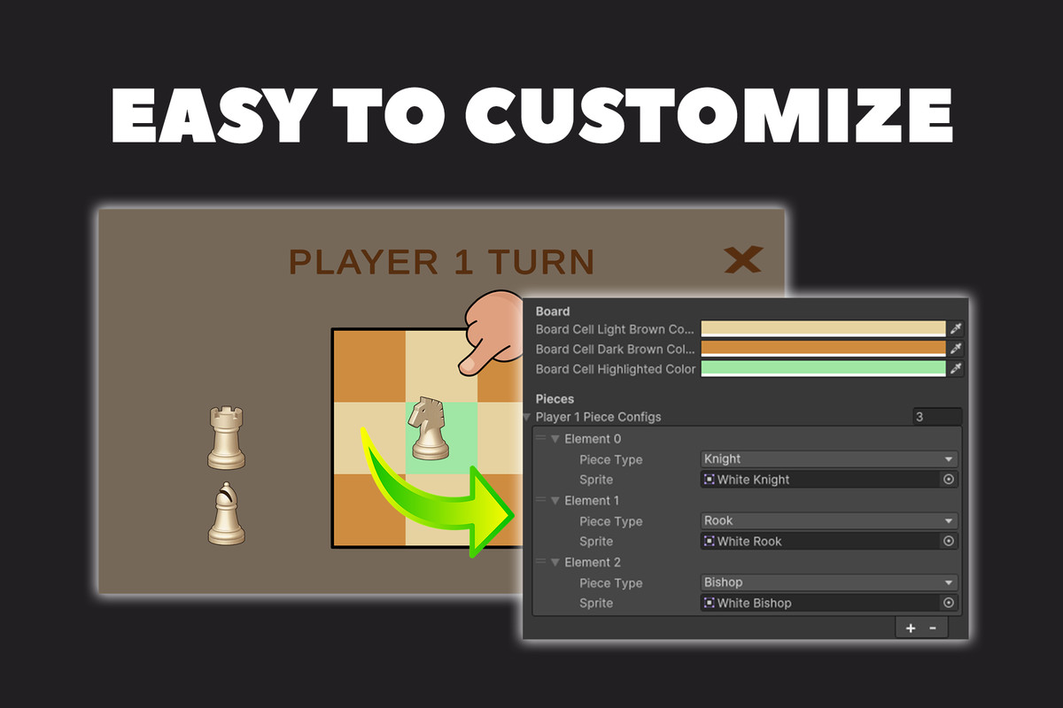 Tic Tac Toe Chess Game Template