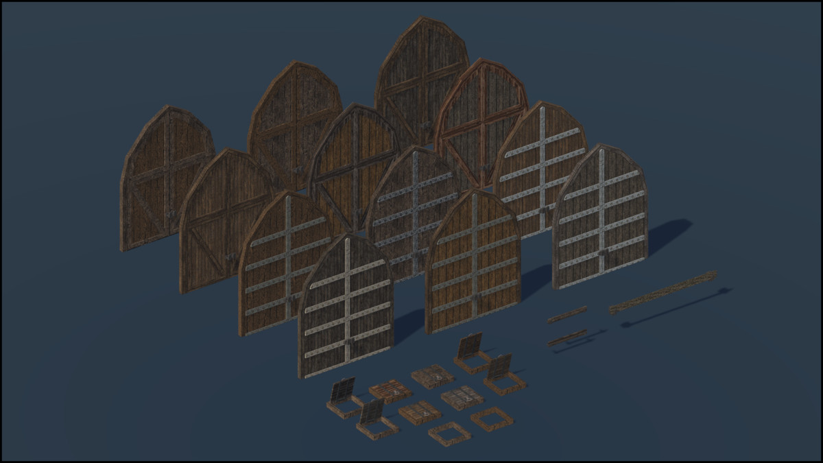 Cold Fortress - Retro Style Modular Environment Pack