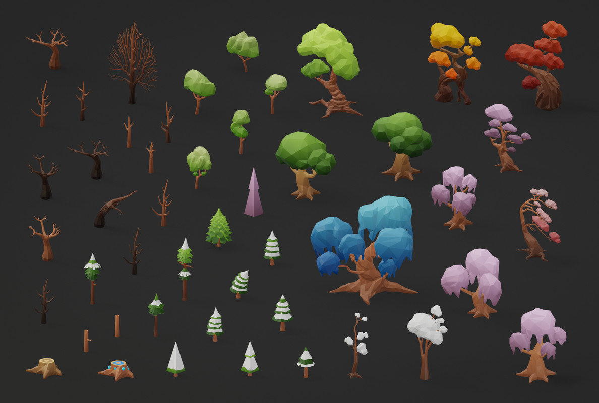 Low Poly Fantasy Locations