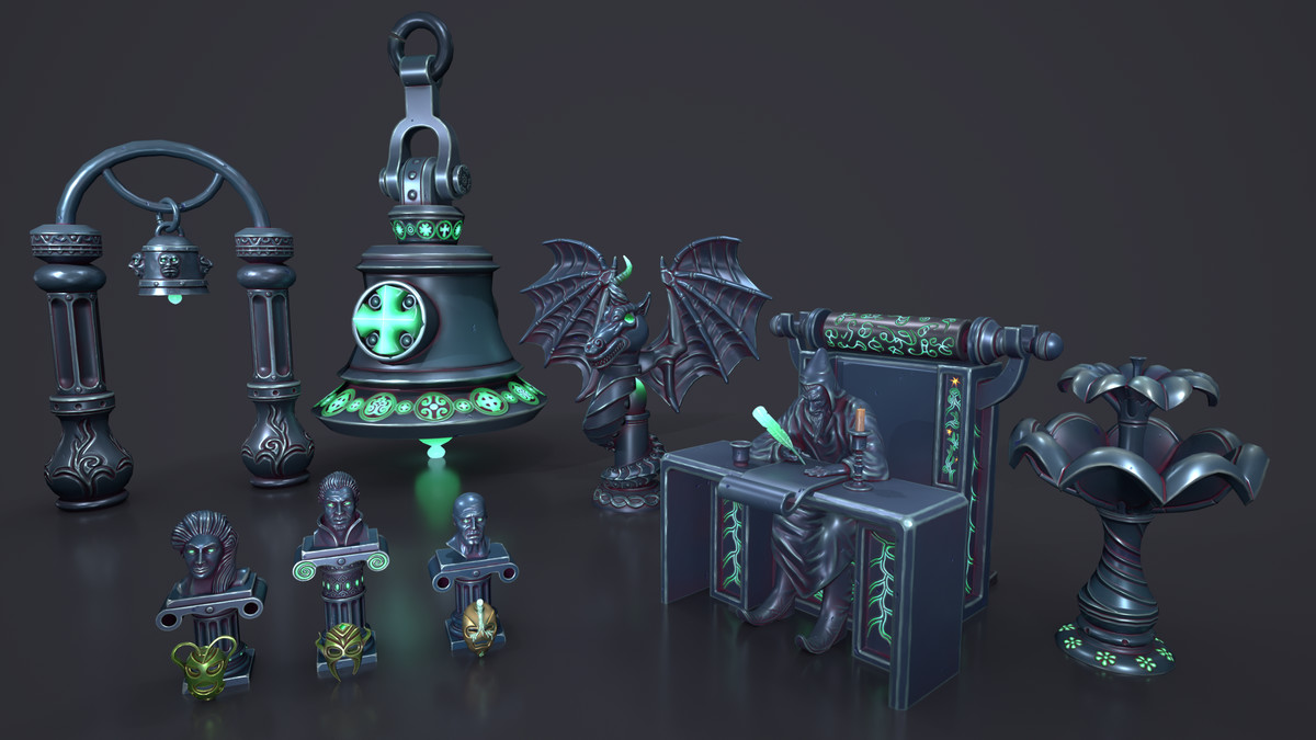 Fantasy Statues 2 Pack