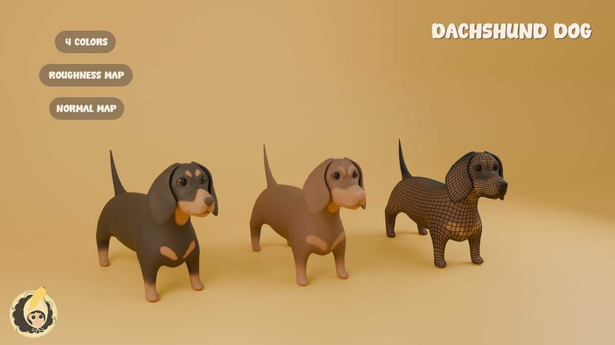 Animated Dachshund Dog