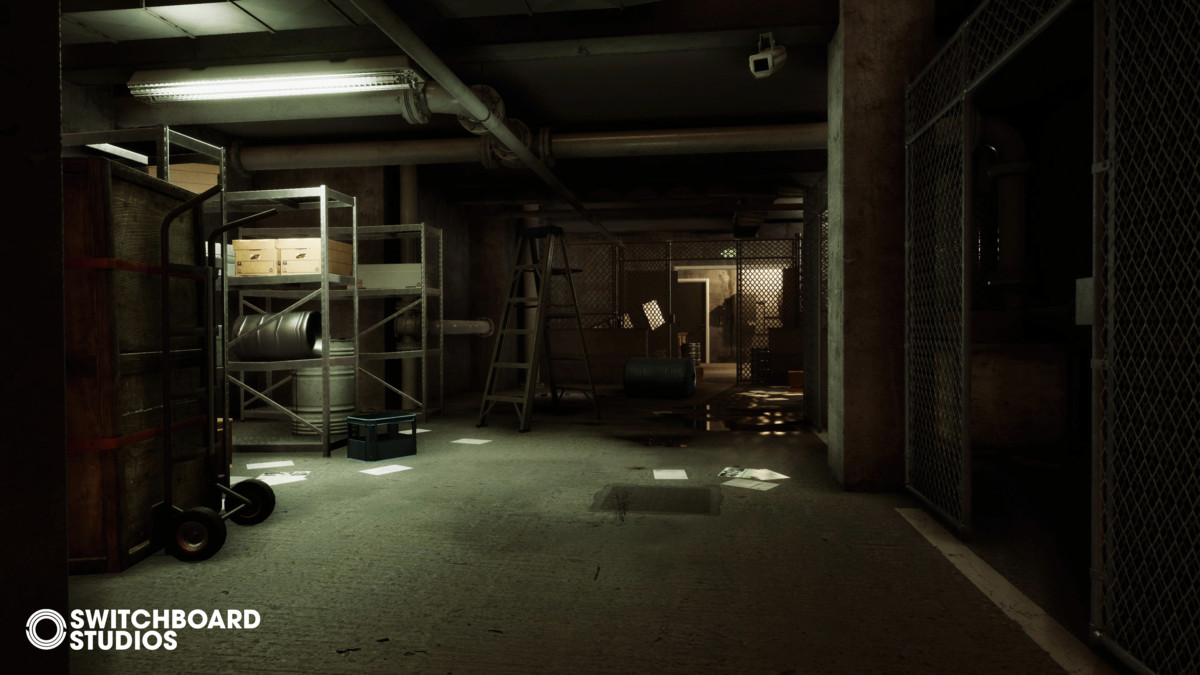 Atmospheric Modular Underground Car Park & Hallways