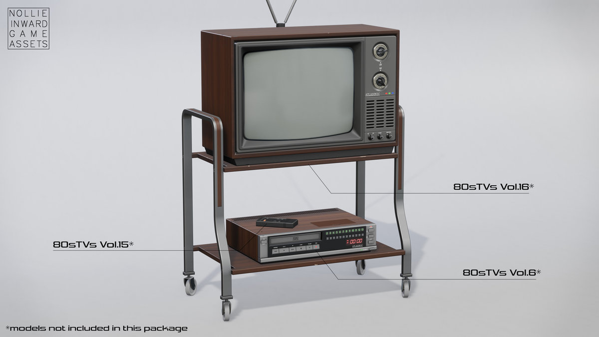 80s TVs Vol.1 Common Tabletop TVs