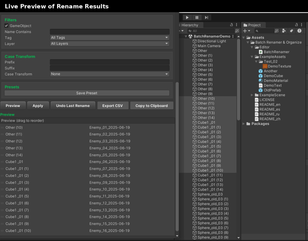 Batch Renamer Pro & Organize