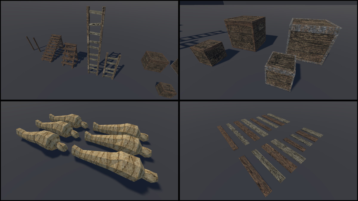 Catacombs - Retro Style Modular Environment Pack