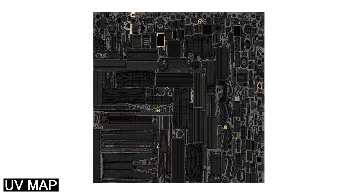 Machine Gun 13 Metal URP HDRP Textures