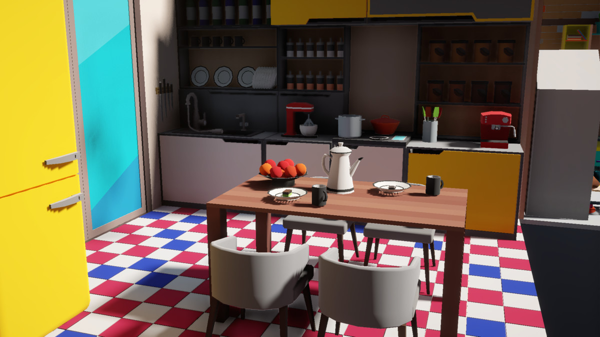 Low Poly 15 Rooms 1000+ objects Vol.1