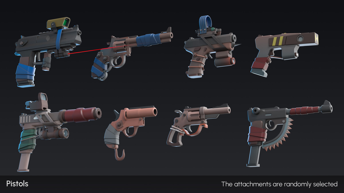 Apocalypse Weapons - Low Poly 3D Models Pack