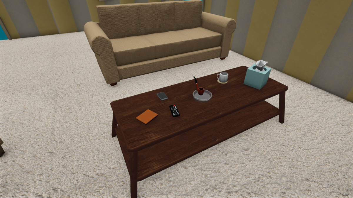 Smiley's Low Poly Tabletop Items