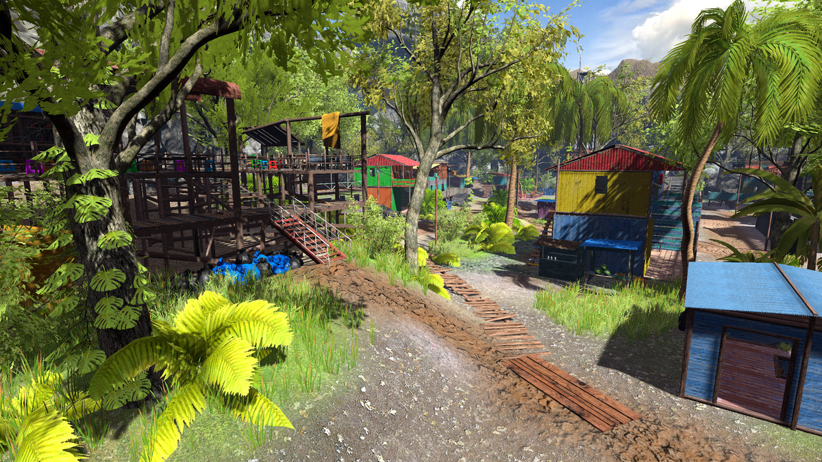 South Pacific Island - Map