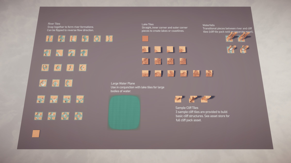 Modular River & Lake Tiles