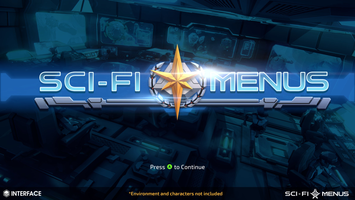 Sci-Fi Menus - Synty INTERFACE - GUI