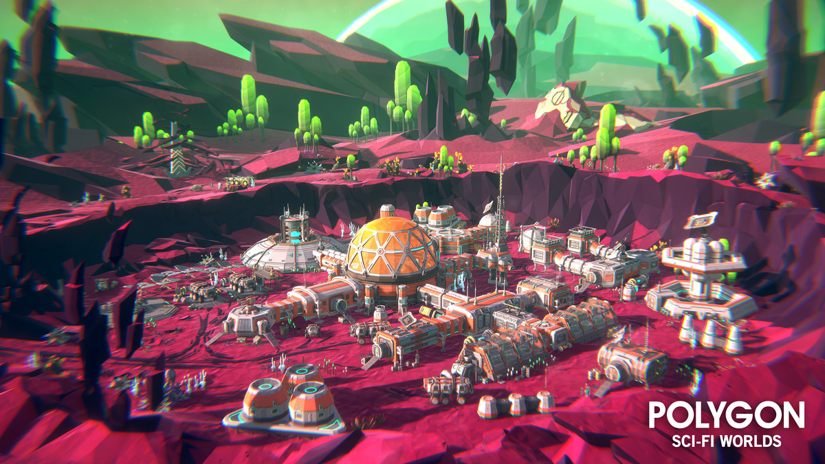 Value Bundle – POLYGON Sci-Fi Worlds, Swamp Marshland & Sci-Fi Outpost Map