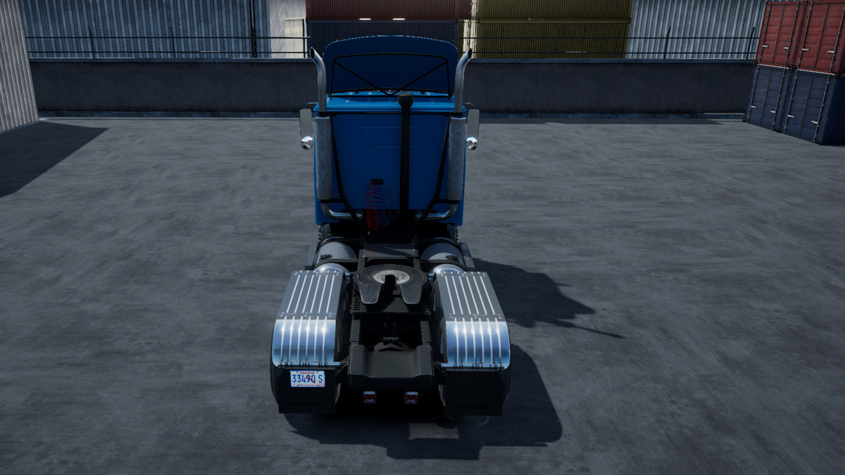 Cabover truck with fuel trailer
