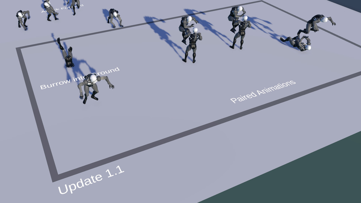 Crawling Ghoul Animations