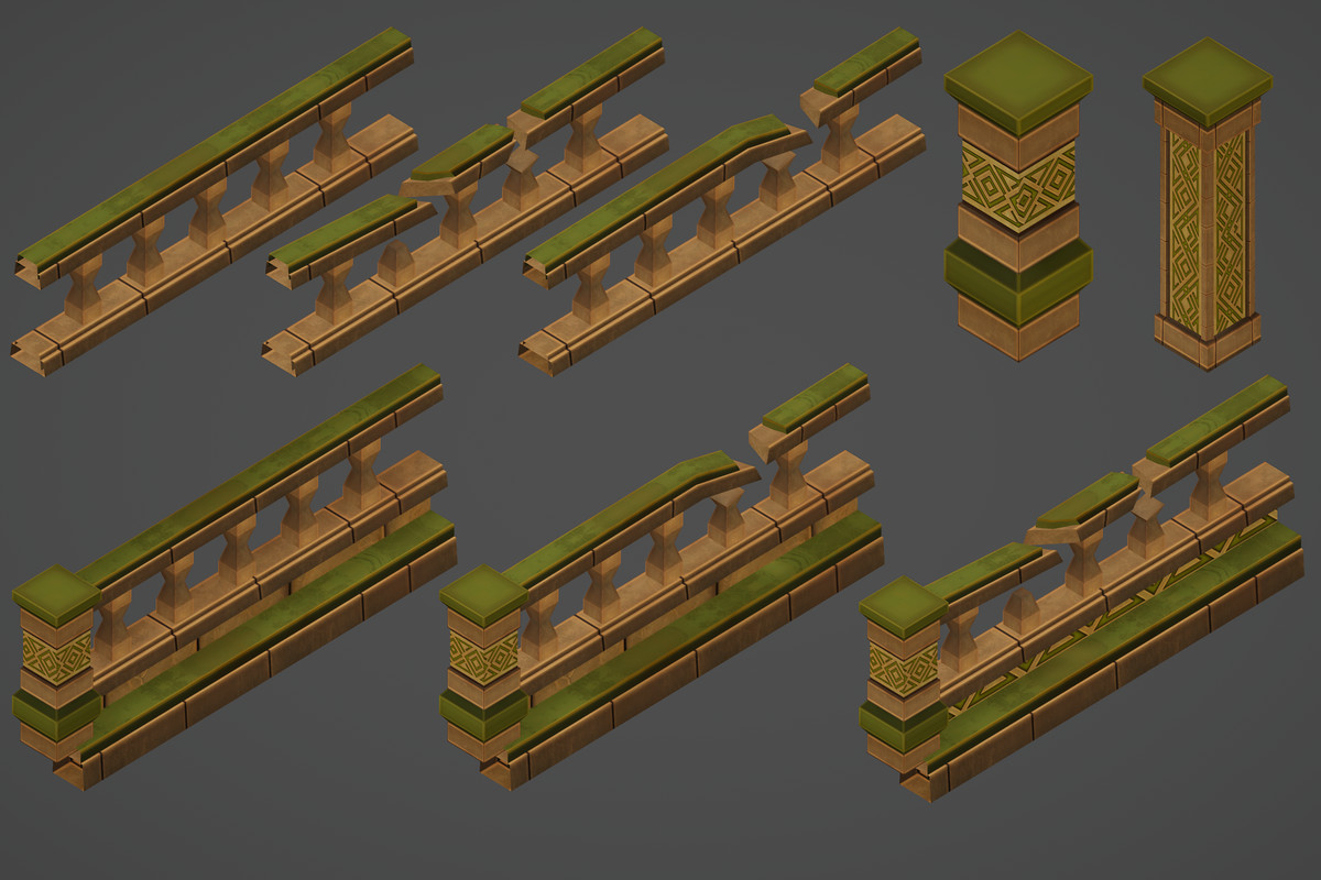 Ruins Forest Environment