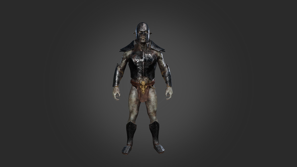 Orc warrior character